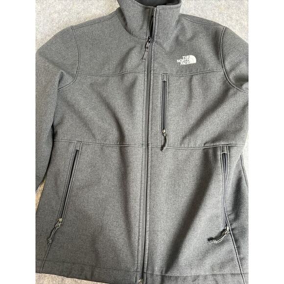 Womens The North Face Soft Shell Jacket Wind Wall dark grey/charcoal Size medium - Picture 9 of 16